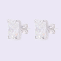3.74 Carats Lab Grown Diamond 14K Gold Earrings