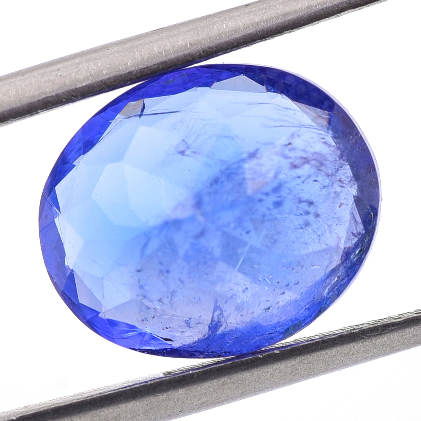 5.93 Natural Zoisite Tanzanite Oval Mixed Cut Gemstone