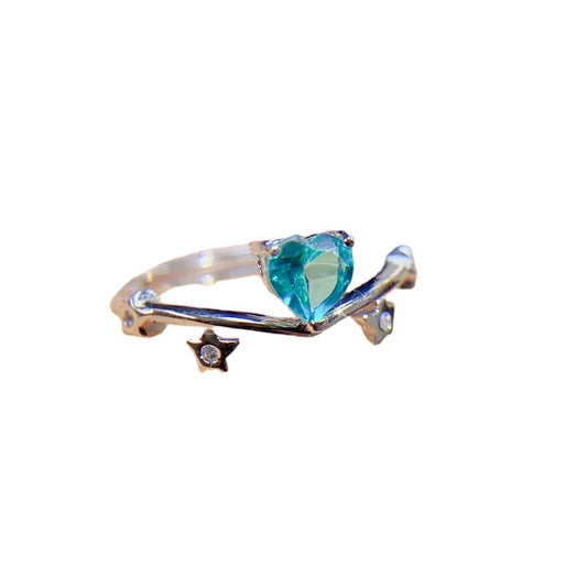 Blue Topaz 925 Sterling Silver Ring