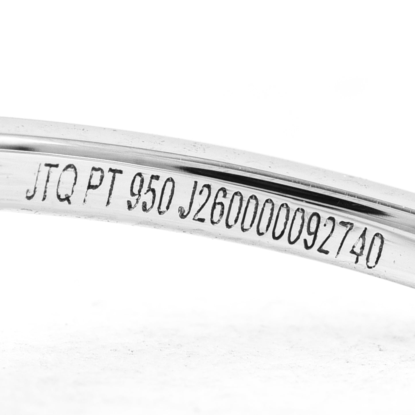 1.23 Ct Oval Sapphire 950 Platinum Ring