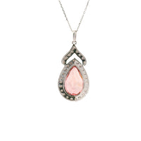 7.34 Carats Pink Lab Grown Diamond 14K Gold Pendant