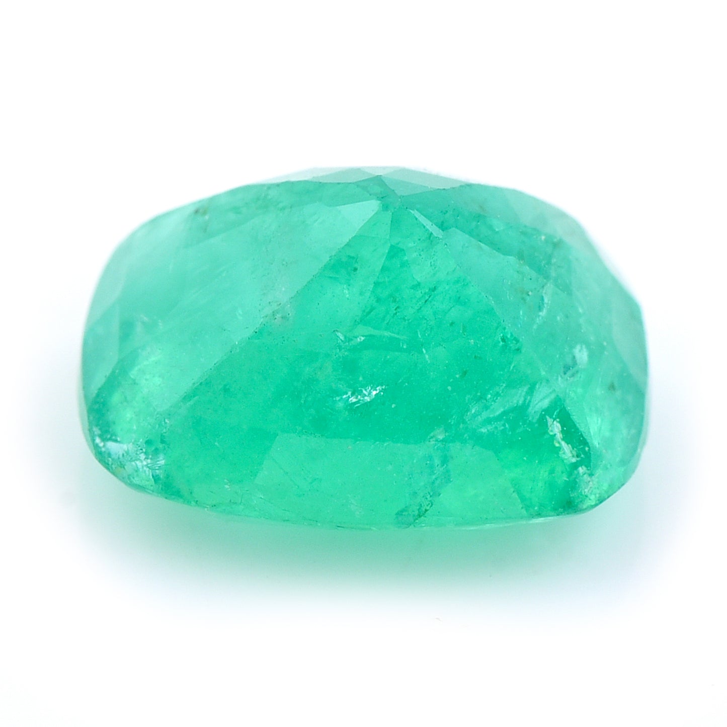 3.1 Natural Beryl Emerald Rectangular Cushion Mixed Cut Gemstone