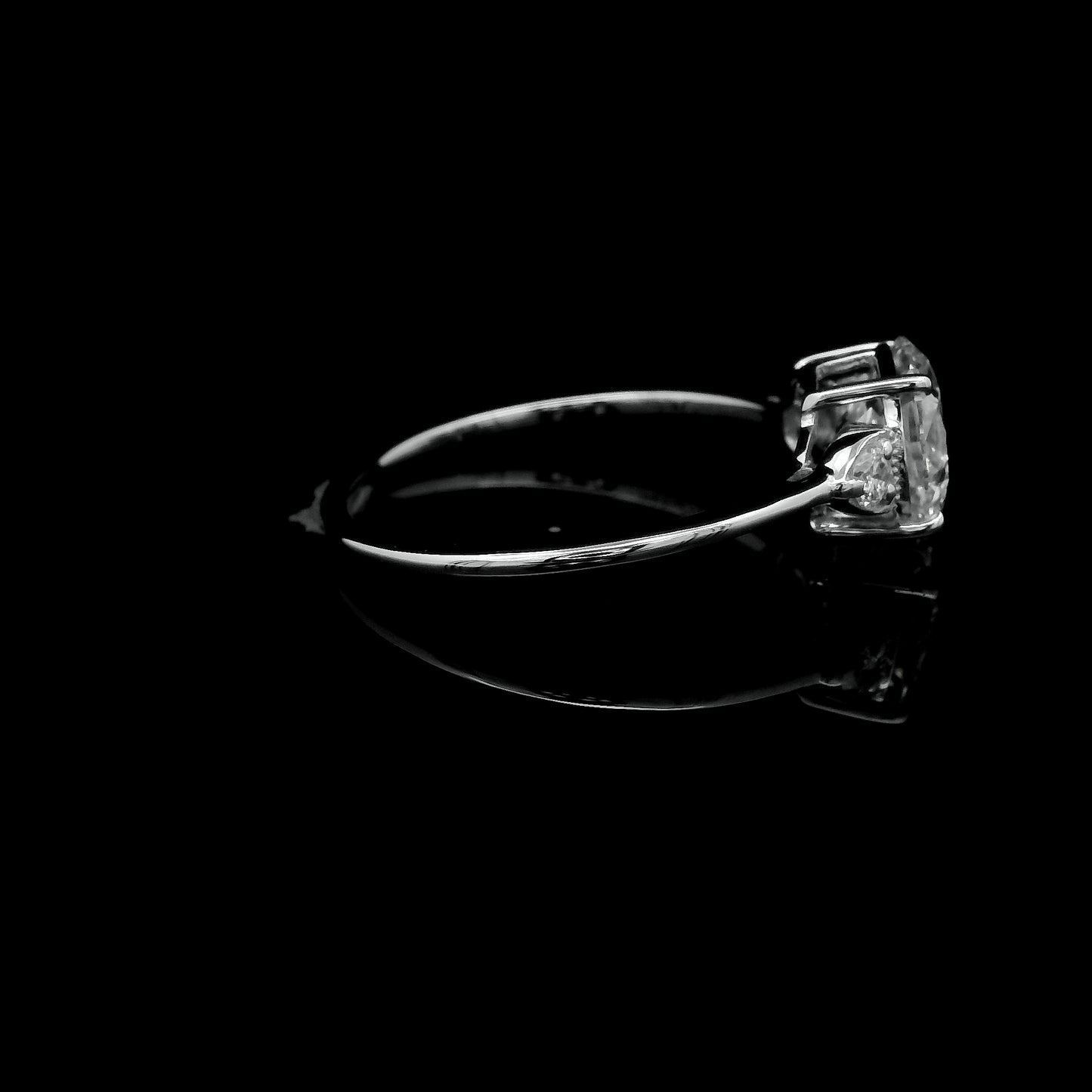 1.56 Ct Round Lab Grown Diamond 14K Gold Ring