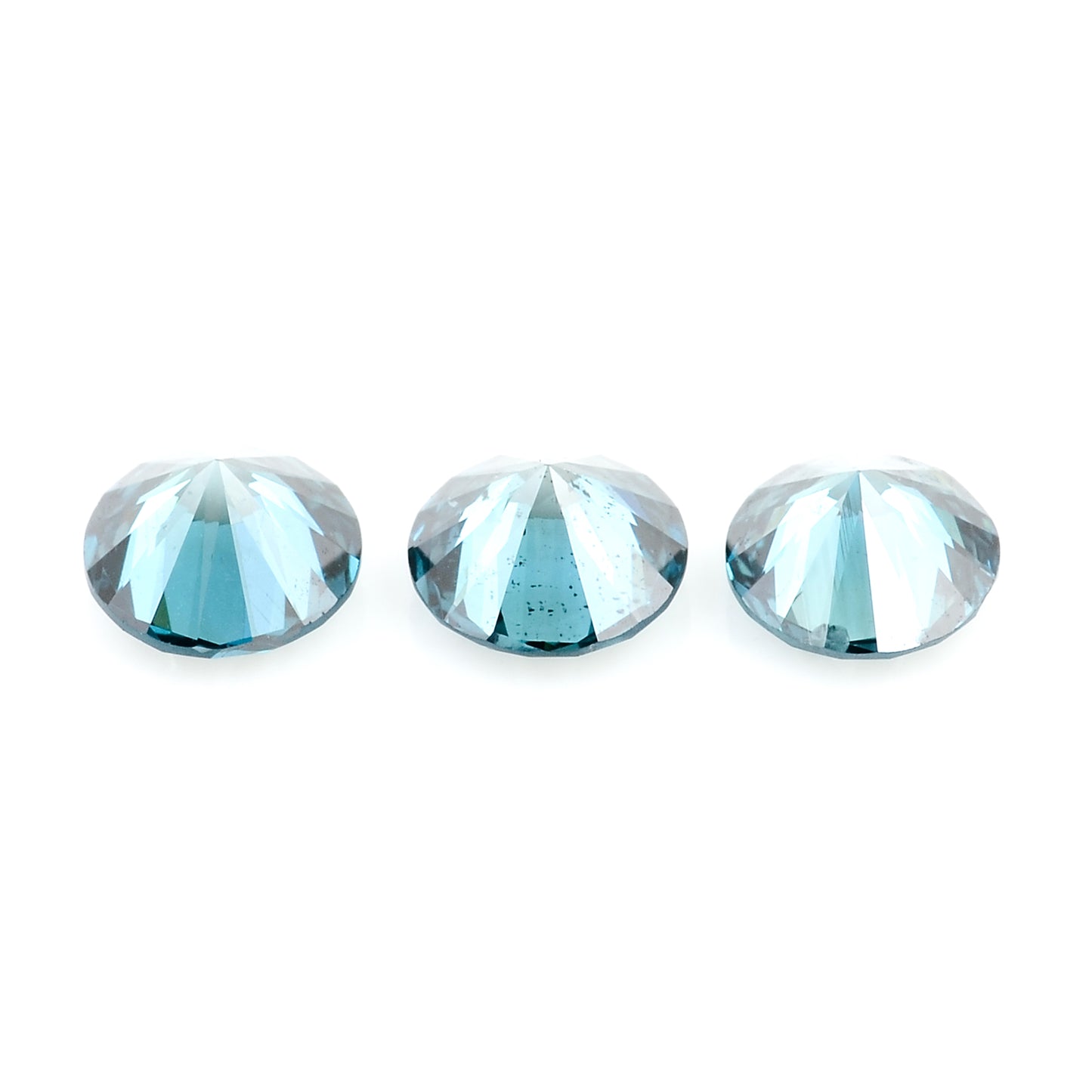 0.55 Blue Diamond Round Loose Gemstone