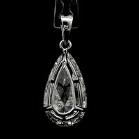4.76 Carats Lab Grown Diamond 14K Gold Pendant