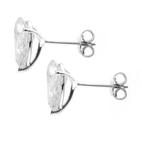 3.79 Carats Lab Grown Diamond 14K Gold Earrings