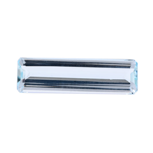 5.93 Natural Beryl Aquamarine Emerald Cut Gemstone