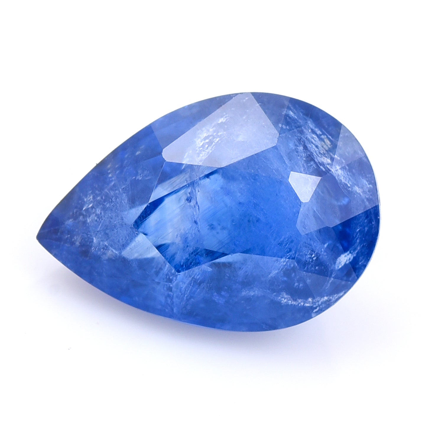 2.71 Natural Corundum Sapphire Pear Mixed Cut Gemstone