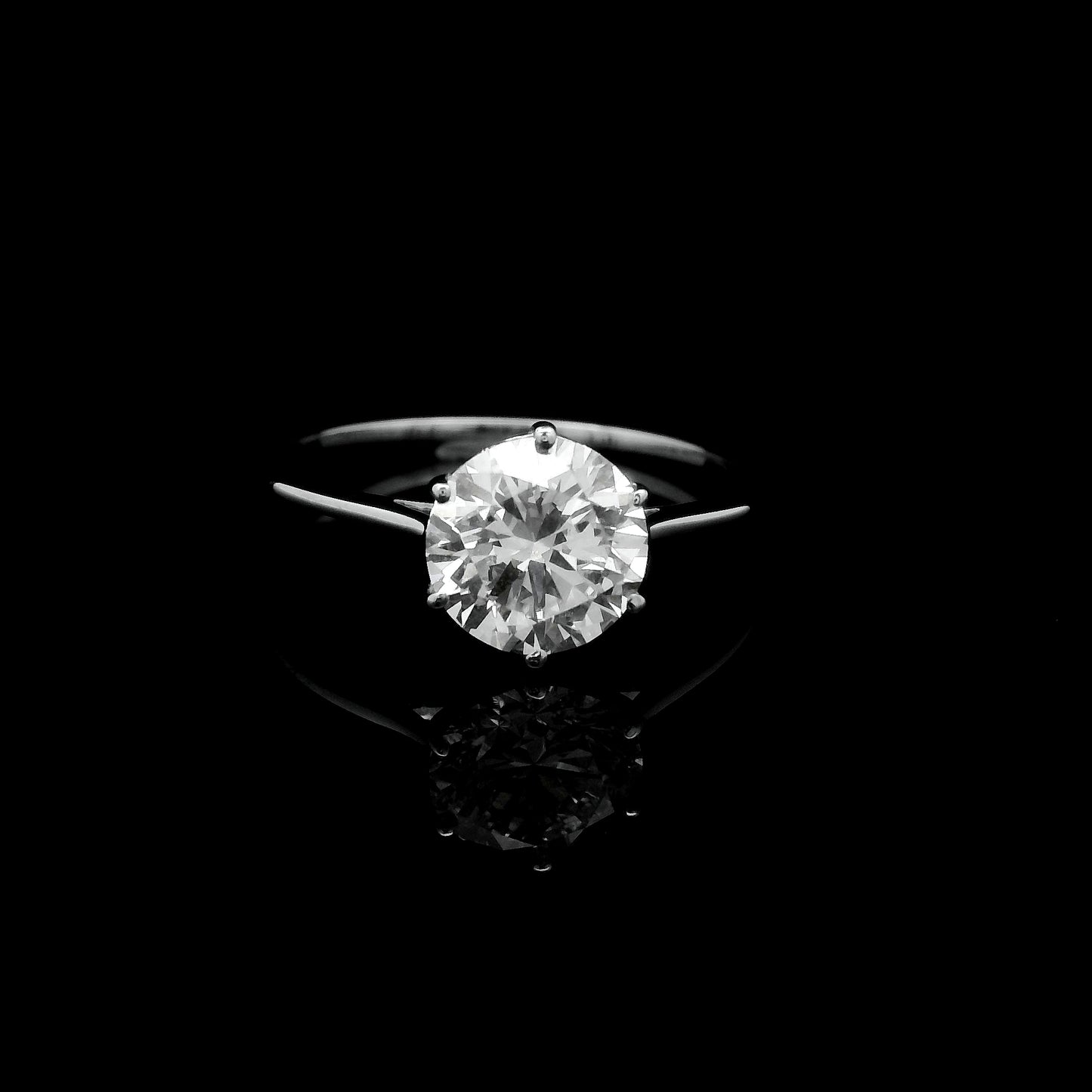 1.49 Ct Round Lab Grown Diamond 14K Gold Ring