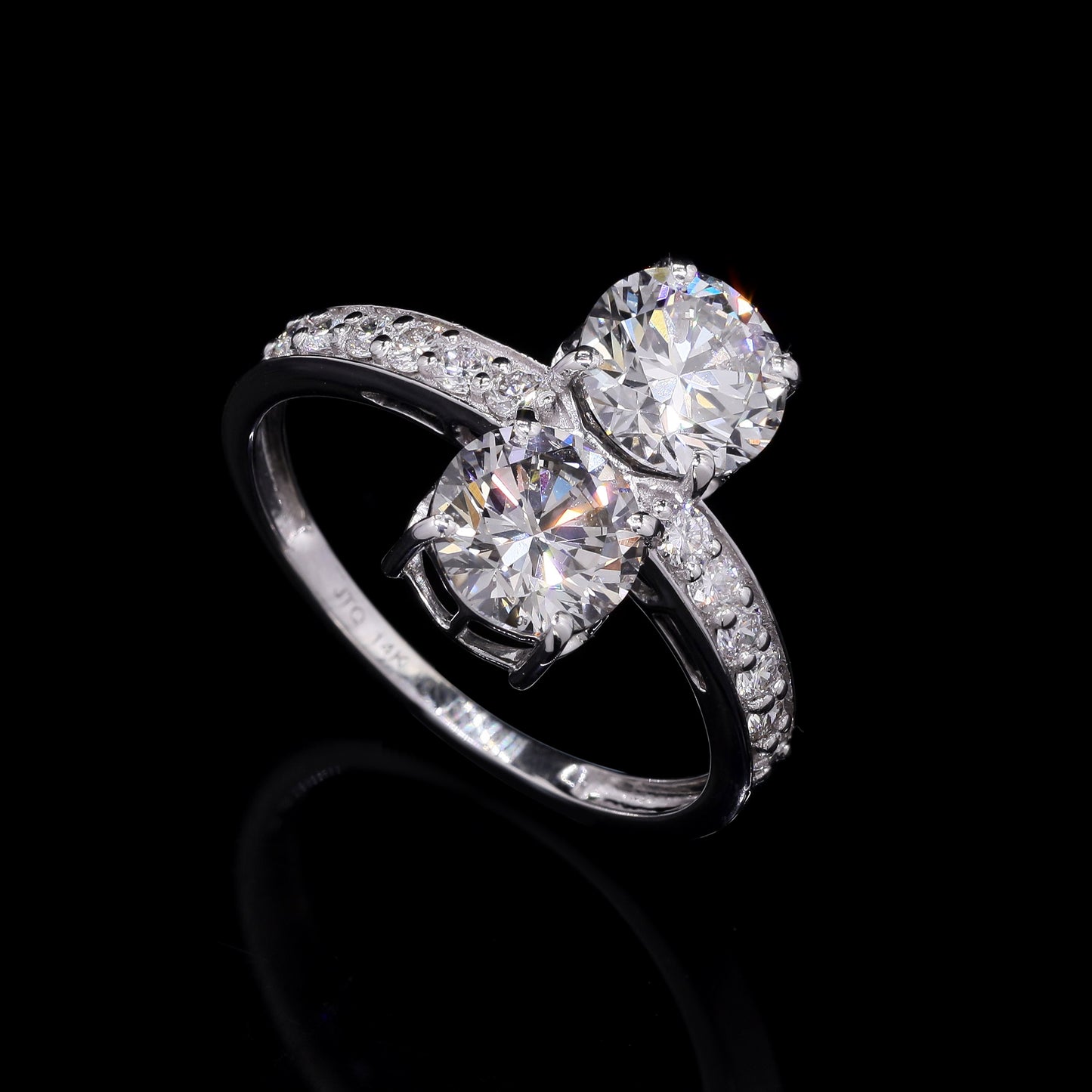 2.52 Carats Lab Grown Diamond 14K Gold Ring