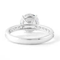 2.84 Carats Lab Grown Diamond 14K Gold Ring