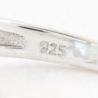 6.34 Ct Oval Swiss Blue Topaz 925 Sterling Silver Ring