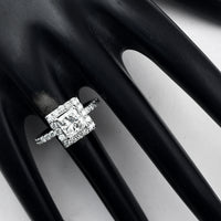 2.37 Carats Lab Grown Diamond 950 Platinum Ring