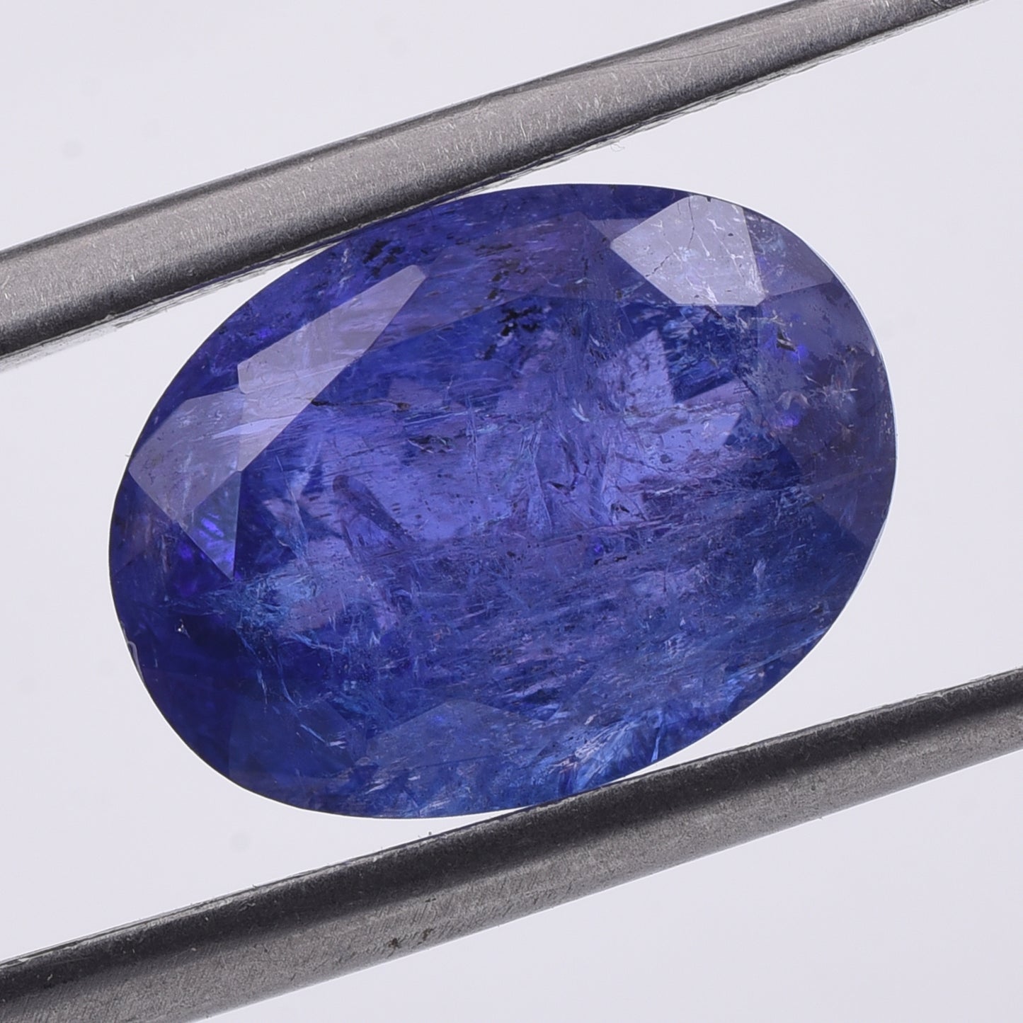 5.97 Natural Zoisite Tanzanite Oval Mixed Cut Gemstone