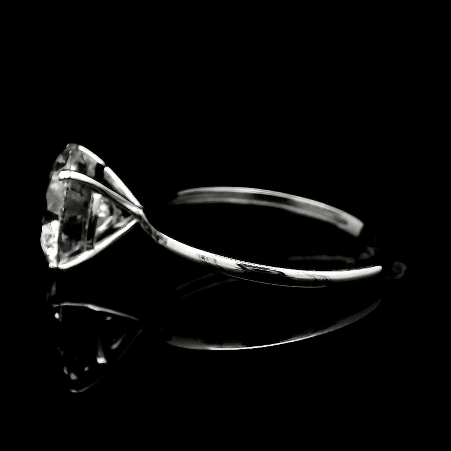 3.50 Carats Lab Grown Diamond 14K Gold Ring