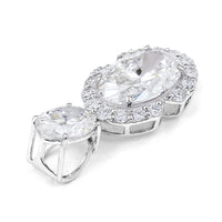 3.45 Carats Lab Grown Diamond 14K Gold Pendant