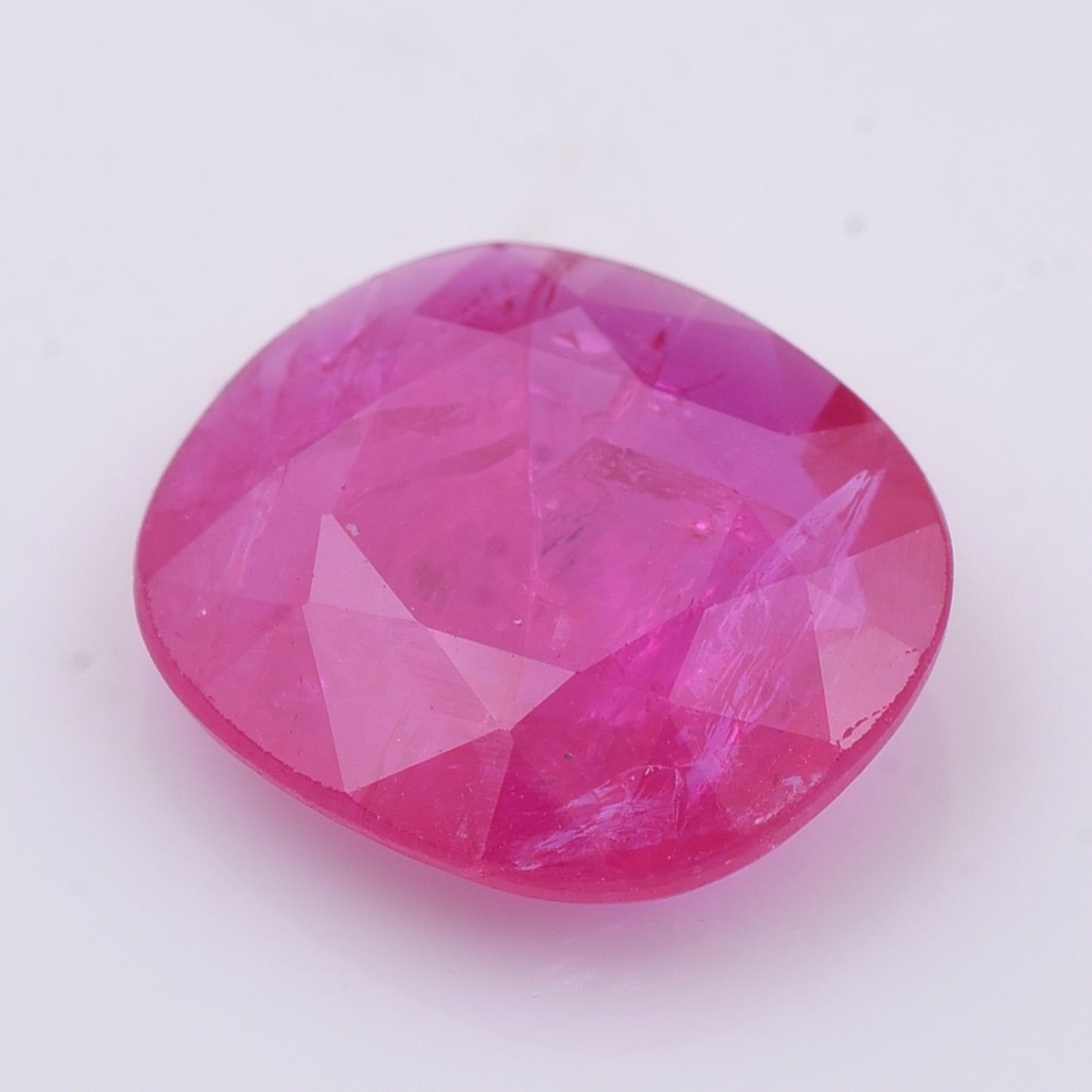 2.17 Natural Corundum Ruby Rectangular Cushion Mixed Cut Gemstone