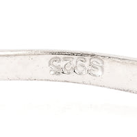 0.00 Ct Plain 925 Sterling Silver Ring