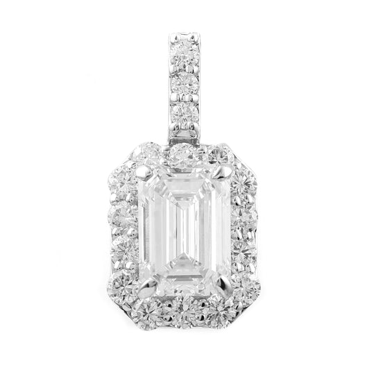 2.57 Carats Lab Grown Diamond 14K Gold Pendant