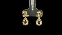 1.93 Ct Pear Tanzanite 14K Gold Earrings