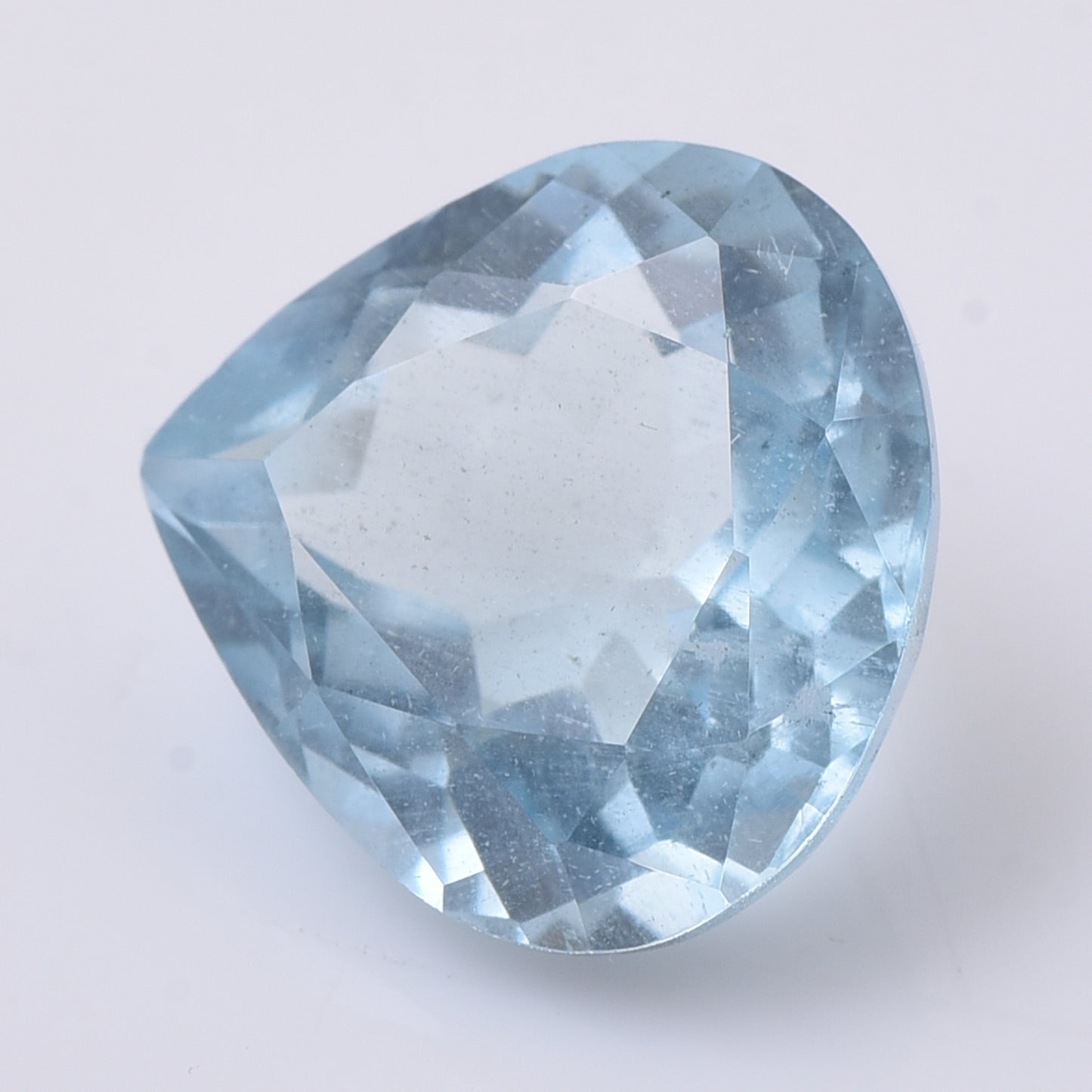 4.22 Natural Beryl Aquamarine Pear Mixed Cut Gemstone