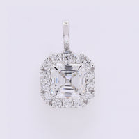 2.32 Carats Lab Grown Diamond 14K Gold Pendant