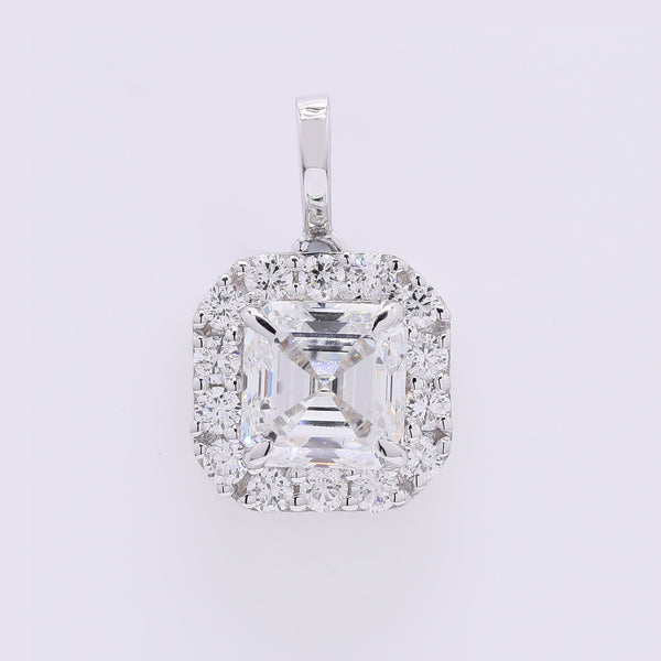 2.32 Carats Lab Grown Diamond 14K Gold Pendant