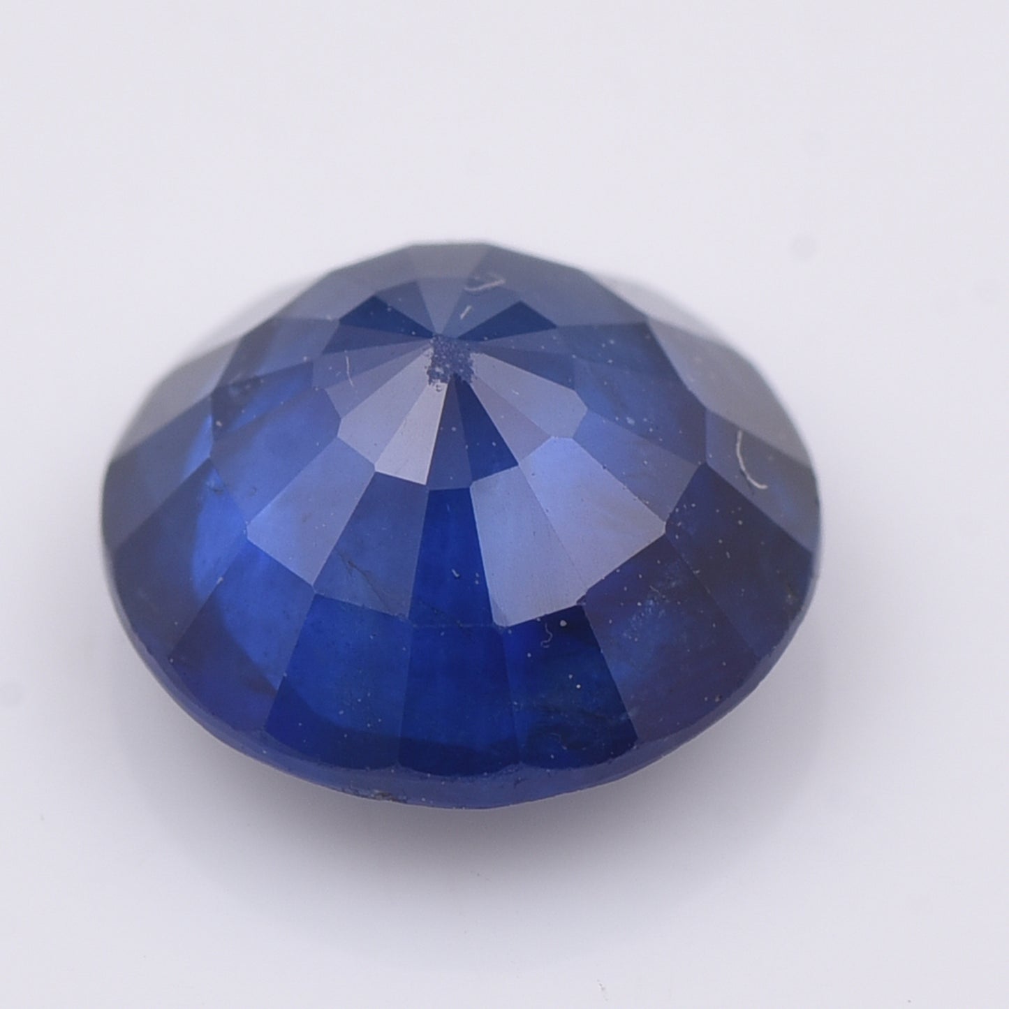 1.64 Natural Corundum Sapphire Round Mixed Cut Gemstone