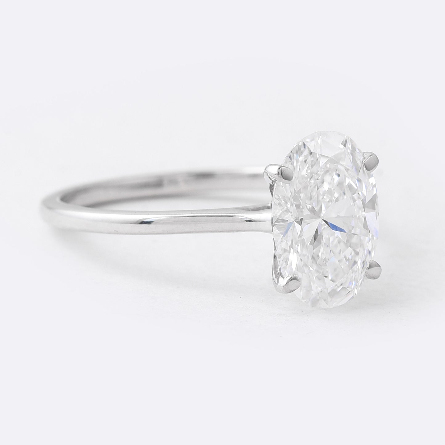 2.07 Carats Lab Grown Diamond 14K Gold Ring