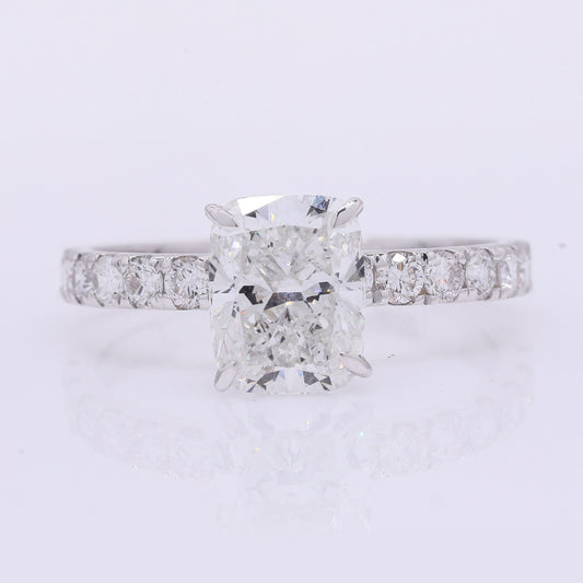 2.49 Carats Lab Grown Diamond 14K Gold Ring