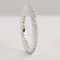 2.10 Ct Round Cubic Zirconia 925 Sterling Silver Ring