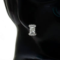 4.33 Carats Lab Grown Diamond 14K Gold Earrings