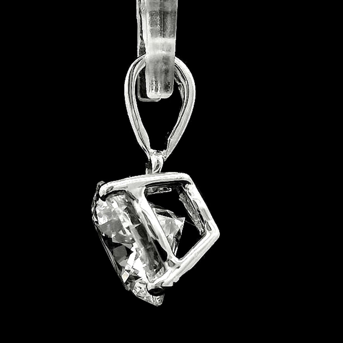 2.00 Carats Lab Grown Diamond 950 Platinum Pendant