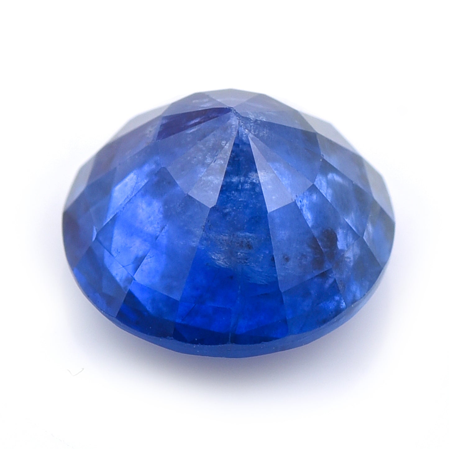 3.29 Natural Corundum Sapphire Round Mixed Cut Gemstone