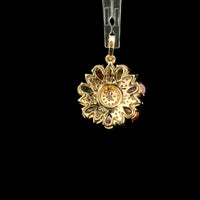 1.99 Ct Pear Tourmaline 14K Gold Pendant