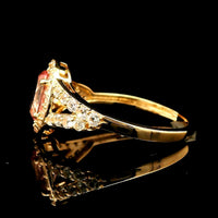 1.33 Ct Oval Tourmaline 14K Gold Ring