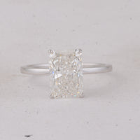 3.01 Carats Lab Grown Diamond 14K Gold Ring