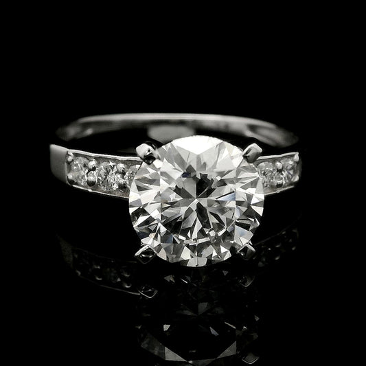 2.22 Carats Lab Grown Diamond 14K Gold Ring