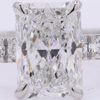 2.54 Carats Lab Grown Diamond 950 Platinum Ring