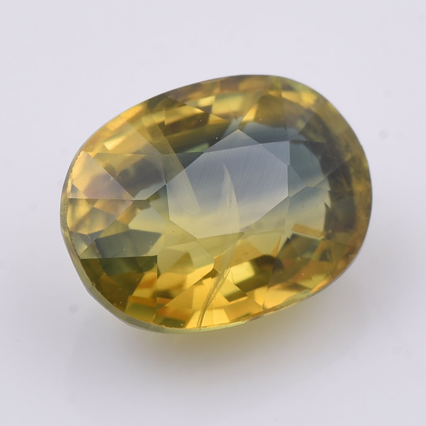 2.83 Natural Corundum Yellow Sapphire Oval Mixed Cut Gemstone