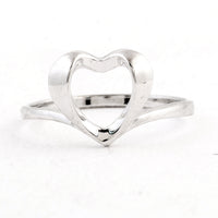 0.00 Ct Plain 925 Sterling Silver Ring