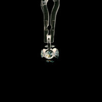 1.60 Carats Blue Lab Grown Diamond 14K Gold Pendant