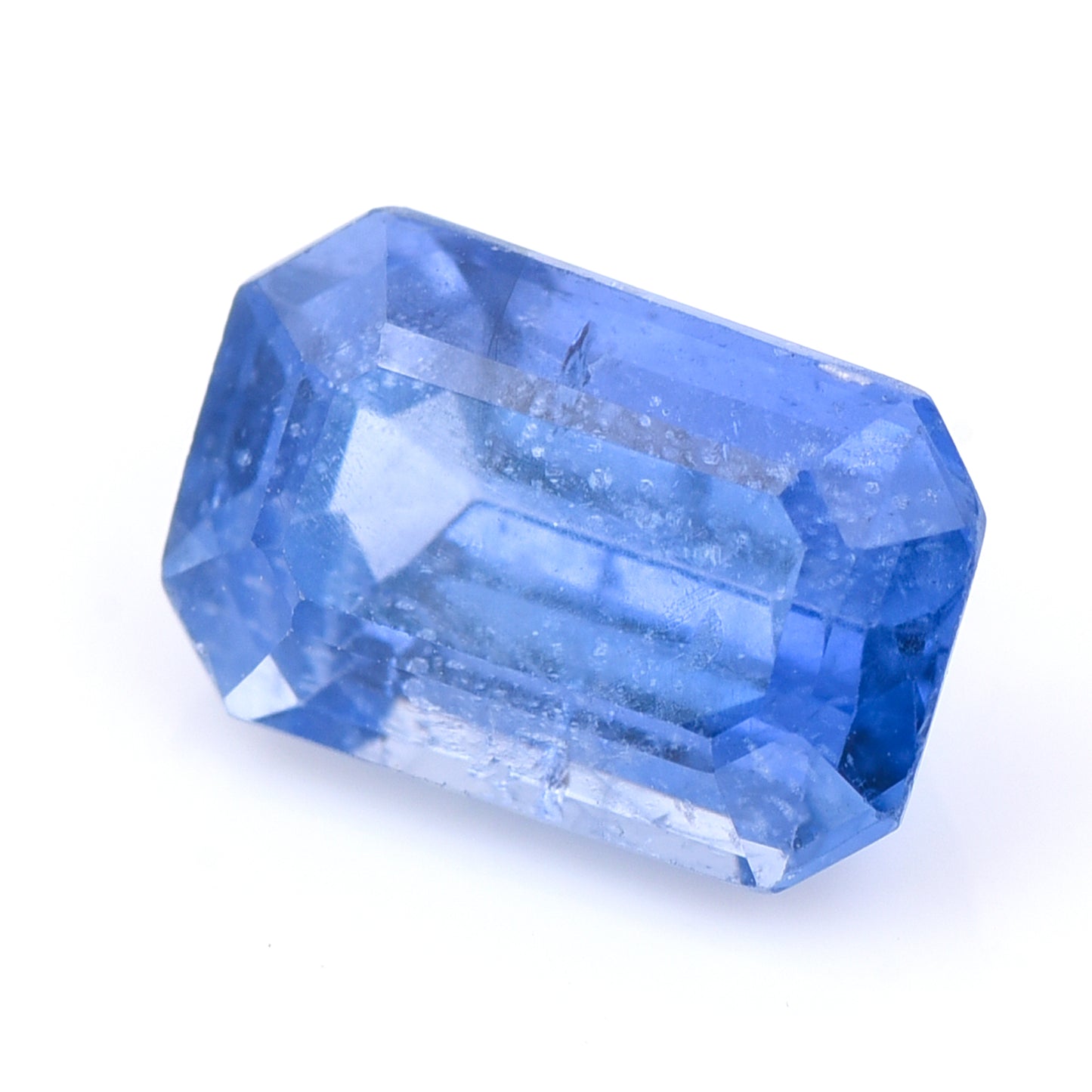 2.52 Natural Corundum Sapphire Emerald Cut Gemstone