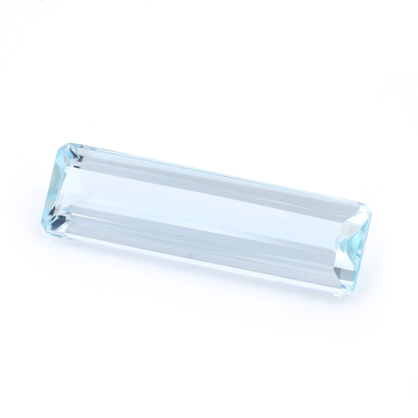 5.93 Natural Beryl Aquamarine Emerald Cut Gemstone