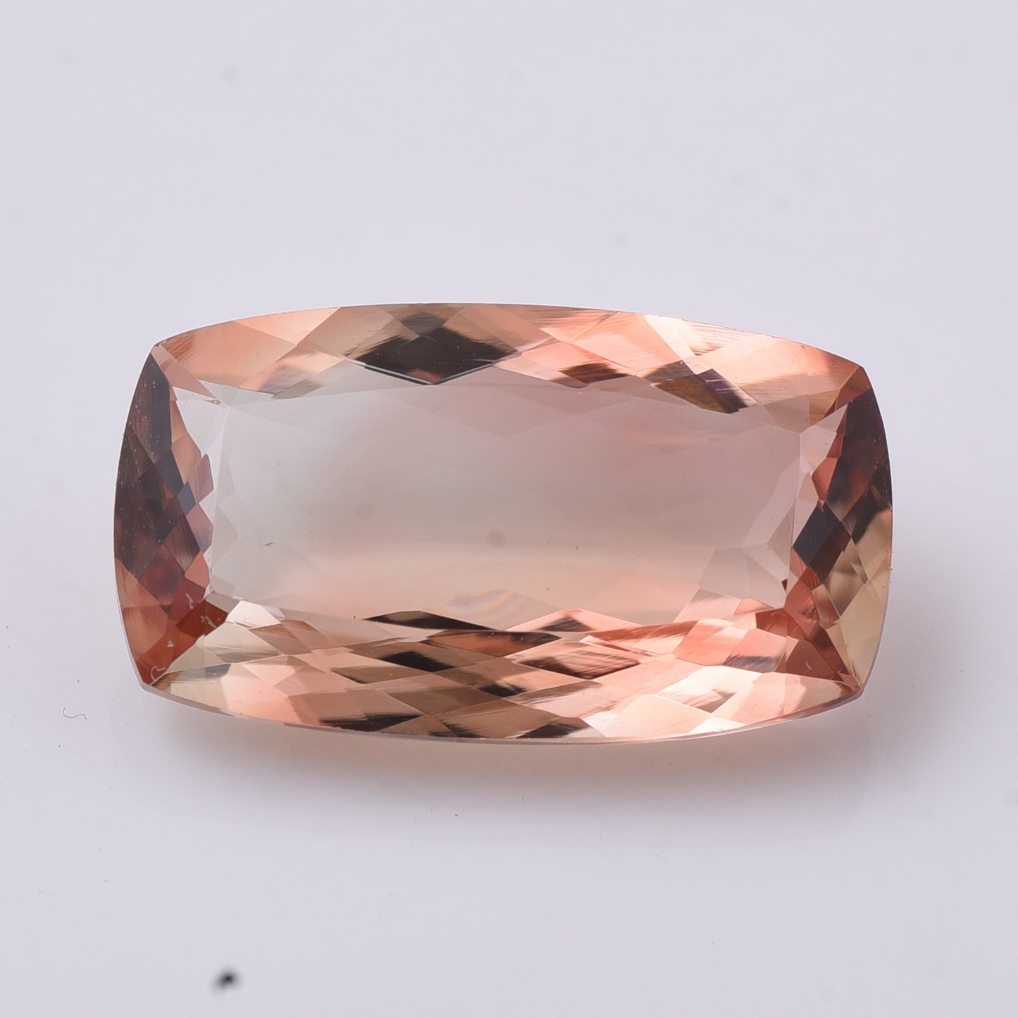 5.11 Natural Plagioclase Feldspar Sunstone Rectangular Cushion Mixed Cut Gemstone