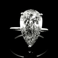 4.75 Carats Lab Grown Diamond 14K Gold Ring