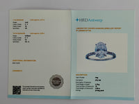 2.85 Carats Lab Grown Diamond 14K Gold Ring