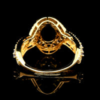 2.45 Ct Oval Tourmaline 14K Gold Ring