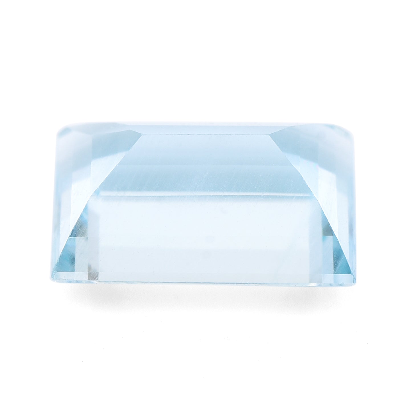 4.37 Natural Beryl Aquamarine Rectangular Step Cut Gemstone