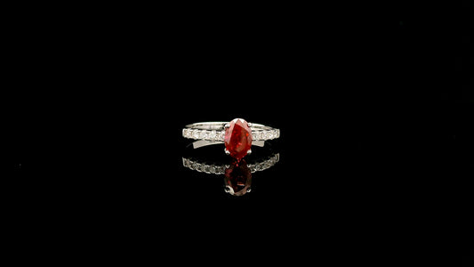 1.27 Carats Pink Lab Grown Diamond 14K Gold Ring